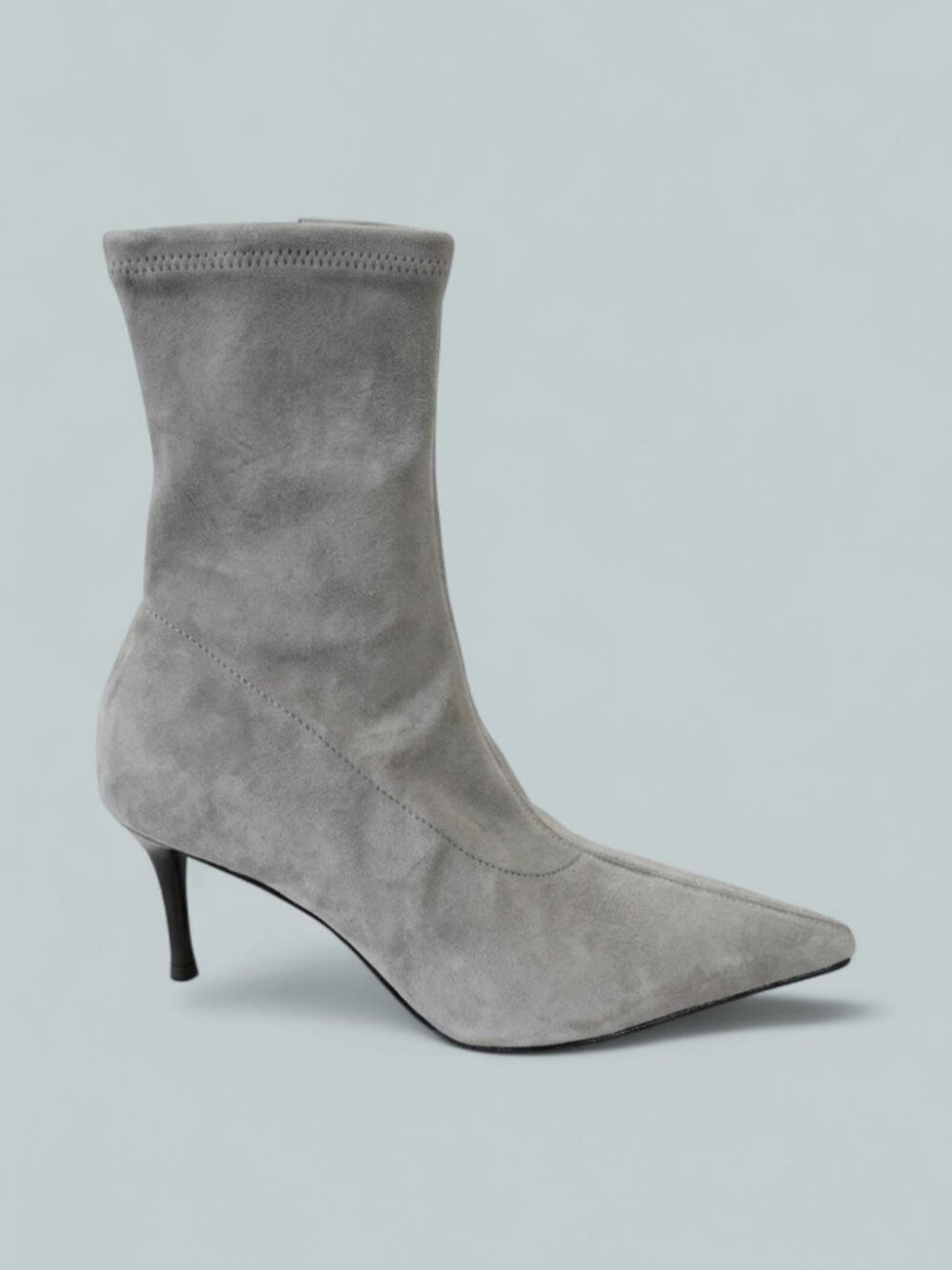 Women's Mercer Pointed Boots - Stone Suede